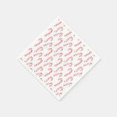 Candy Cane Festive Christmas Serviette (Ecke)