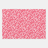 Candy Cane, Flamingos & dots Tropische Weihnachten Geschenkpapier Set (Vorderseite 2)