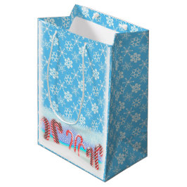 Candy Cane Forest Classic Weihnachten Mittlere Geschenktüte