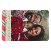 Candy Cane Foto Magnet (Horizontal)