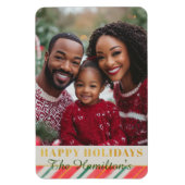 Candy Cane Foto Magnet (Vertikal)