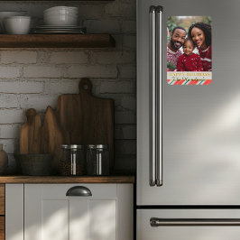 Candy Cane Foto Magnet