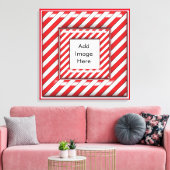Candy Cane Frame Leinwanddruck (Insitu (Wohnzimmer))