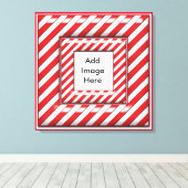 Candy Cane Frame Leinwanddruck (Insitu (Holzboden))