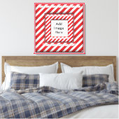 Candy Cane Frame Leinwanddruck (Insitu (Schlafzimmer))