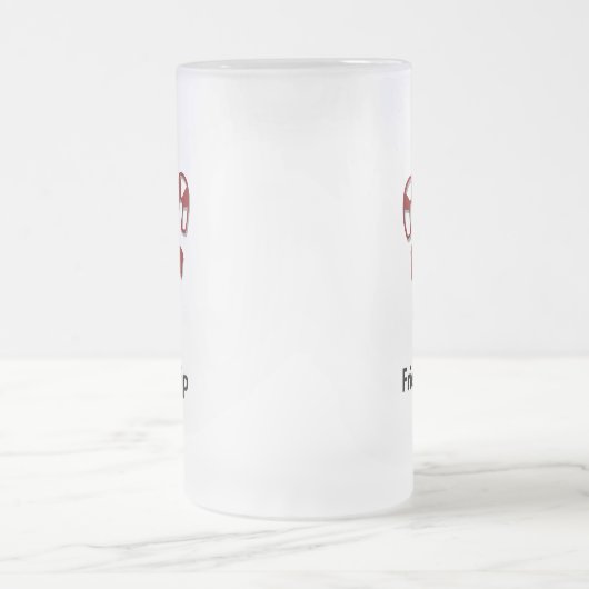 Candy Cane Friendship Mattglas Bierglas (Mittel)