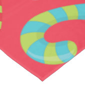 Candy Cane Fun Holiday Tableclout Tischdecke (Schrägansicht)