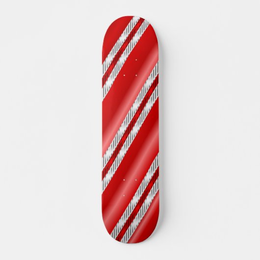 Candy Cane Fusion (Skateboard Deck) Skateboard (Vorne)