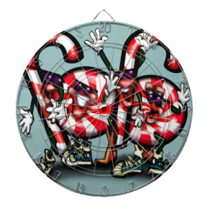 Candy Cane Gang Dartscheibe