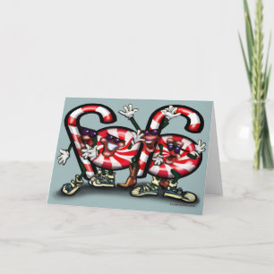 Candy Cane Gang Feiertagskarte