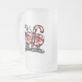 Candy Cane Gang Mattglas Bierglas (Vorderseite Links)