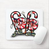 Candy Cane Gang Mousepad (Mit Mouse)