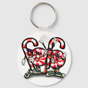 Candy Cane Gang Schlüsselanhänger