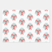 Candy Cane Garland Geschenkpapier Set (Vorderseite)