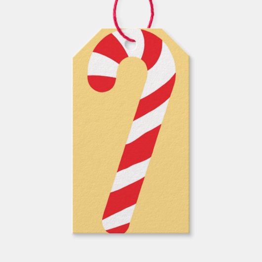 Candy Cane Geschenkanhänger (Vorderseite)
