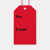 Candy Cane Geschenkanhänger (Rückseite)