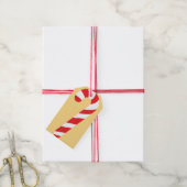 Candy Cane Geschenkanhänger (Mit Garn)
