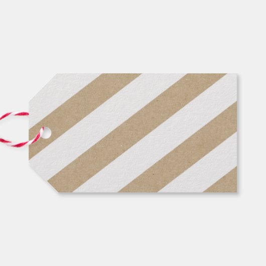 Candy Cane Geschenkanhänger (Rückseite Horizontal)