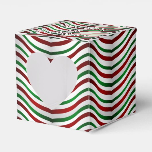 Candy Cane Geschenkboxen Personalisiert Holiday Bo Geschenkschachtel (Vorderseite)