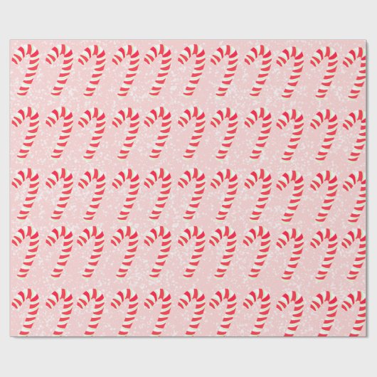Candy Cane Geschenkpapier (Flach)