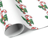 Candy Cane Geschenkpapier (Rolleneckpunkt)