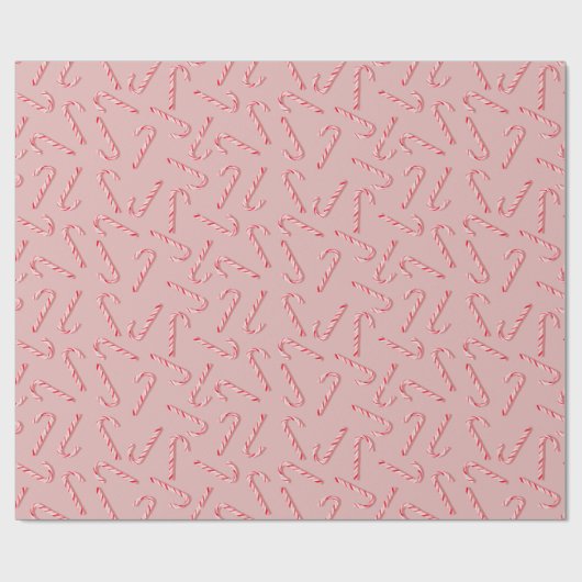Candy Cane Geschenkpapier (Flach)