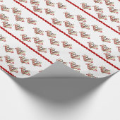 Candy Cane Geschenkpapier (Ecke)