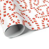 Candy Cane Geschenkpapier (Rolleneckpunkt)