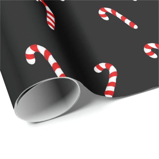 Candy Cane Geschenkpapier (Rolleneckpunkt)