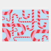 Candy Cane Geschenkpapier Set (Vorderseite 2)