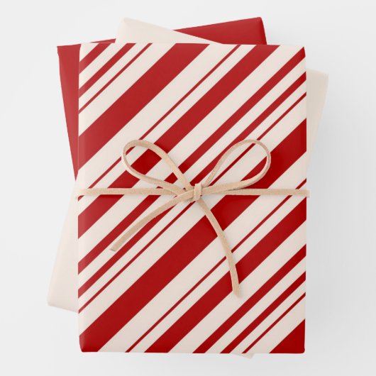 Candy Cane Geschenkpapier Set (Beispiel)