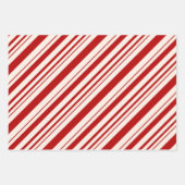 Candy Cane Geschenkpapier Set (Vorderseite)