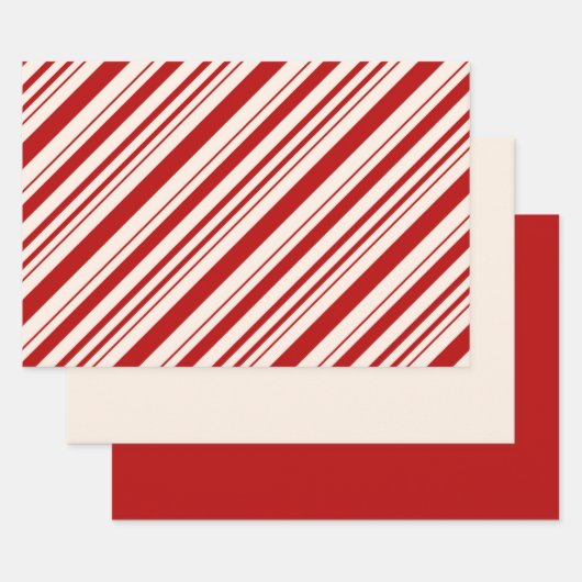 Candy Cane Geschenkpapier Set (Set)