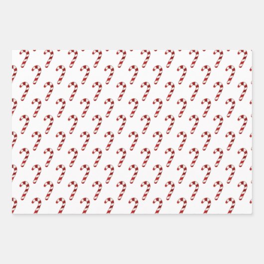 Candy Cane Geschenkpapier Set (Vorderseite 2)