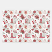 Candy Cane Geschenkpapier Set (Vorderseite)