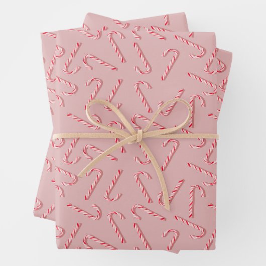 Candy Cane Geschenkpapier Set (Beispiel)