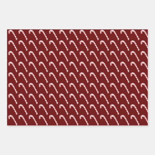 Candy Cane Geschenkpapier Set (Vorderseite 2)