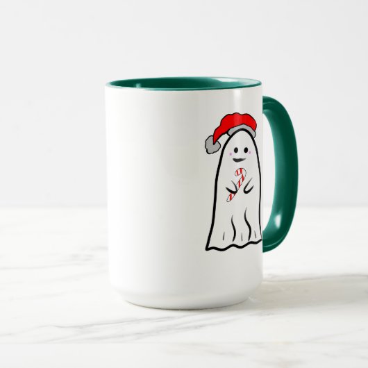 Candy Cane Ghost Tasse (VorderseiteRechts)