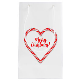 Candy Cane Gift Bag Kleine Geschenktüte