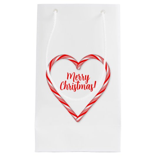 Candy Cane Gift Bag Kleine Geschenktüte (Vorderseite)