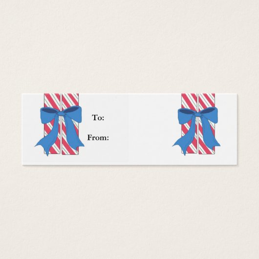 Candy Cane Gift Tags (Vorderseite)