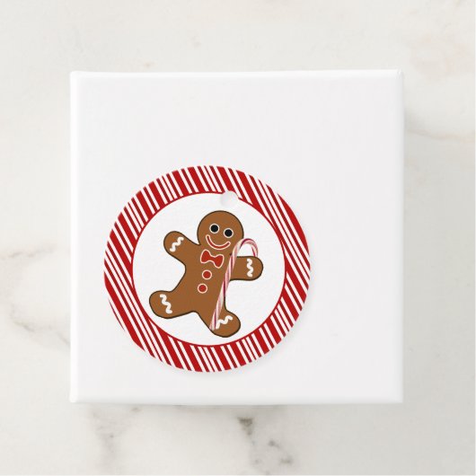 Candy Cane Gingerbread Mann Weihnachtsgeschenk Gef Geschenkanhänger (Beispiel)