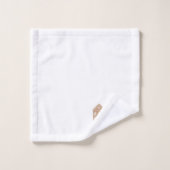 Candy Cane Gingerbrot Pattern Badetuch Set (Waschlappen)