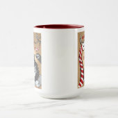 CANDY CANE GIRAFFE & FRIENDS von Jeff Willis Art Tasse (Zentrum)