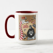 CANDY CANE GIRAFFE & FRIENDS von Jeff Willis Art Tasse (Links)