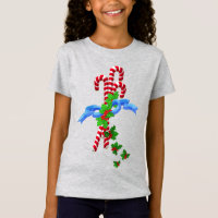 Candy Cane Girl's Fashion Shirt
