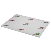 Candy Cane Glass Cutting Board Schneidebrett (Ecke)