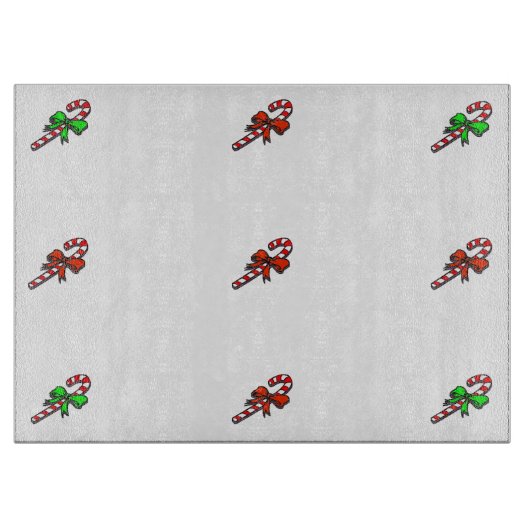 Candy Cane Glass Cutting Board Schneidebrett (Vorderseite)