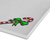 Candy Cane Glass Cutting Board Schneidebrett (Ecke)