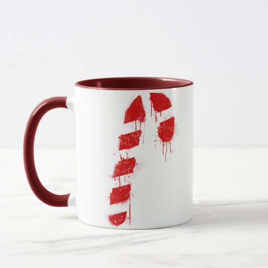 Candy Cane Graffiti Tasse (Links)